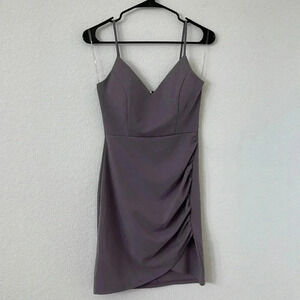 EUC | Windsor | Sz M | Purple Mini Dress w/ Ruching